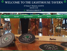 Tablet Screenshot of lighthousetavernnj.com